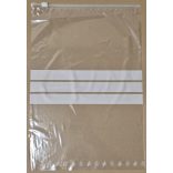 Csúszózáras tasak 280*400mm - 5L - írható felülettel